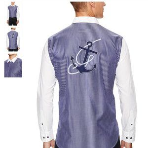 Faconnable Anchor Club Fit Sportshirt